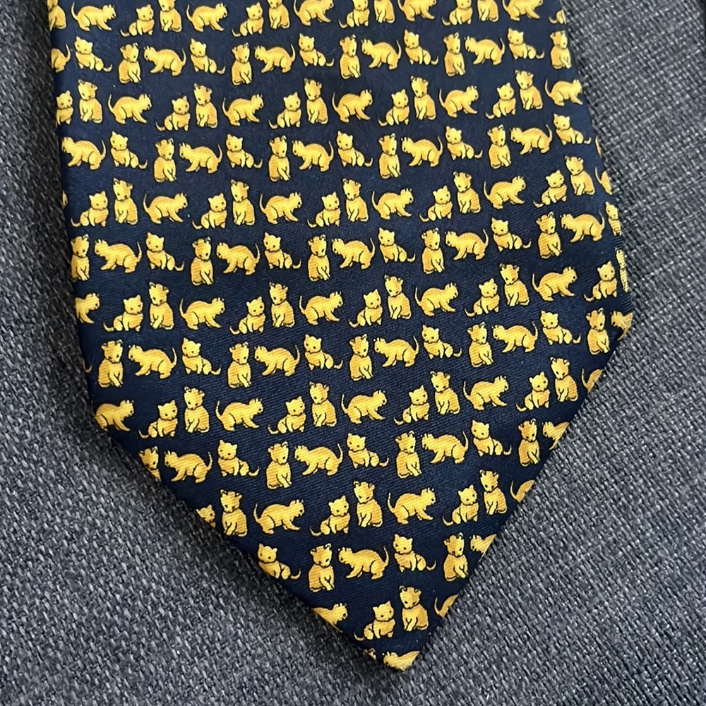 Silk Cat Tie